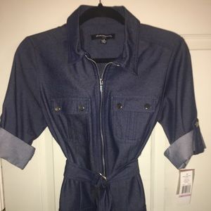 NWT Denim Knee Length Dress